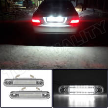 For Mercedes Benz C E Class W202 W124 W201 Auto LED License Plate Light Rear Number Plate White Lamp OEM #:A124820025664 2024 - buy cheap