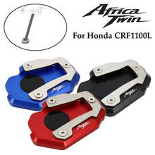 Motorcycle Kickstand Foot Side Stand Extension Pad Support Plate For Honda CRF1100L 1100L CRF 1000 L Africa Twin 2020 2024 - buy cheap