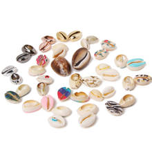 Cuentas de conchas naturales para fabricación de joyas, abalorios de concha de Mar Blanco de 12x18mm para DIY, accesorios de joyería, colgante de collar, 10-30 Uds. 2024 - compra barato
