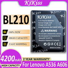 BL210 for Lenovo A536 A606 S820 S820E A750E A770E A656 A766 A658T S650 Mobile Phone Battery 4200mAh +Tracking Number 2024 - buy cheap