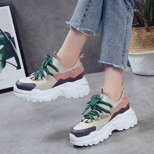 Women Platform Sneakers Women Height Increasing 7 cm Chunky Shoes Woman casual shoes Ladies Wedge Shoes chaussure femme yui8 2024 - buy cheap