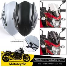 Motorcycle ABS Windshield Windscreen w/ Mounting Bracket For 2017 2018 2019 Suzuki GSXS 750 GSXS750 Wind Shield Flyscreen 2024 - buy cheap