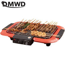DMWD 1800W Barbecue Oven Household Electric Grill 220V Smokeless Indoor DIY Kebab BBQ Grill Non-stick Cookware 2024 - buy cheap