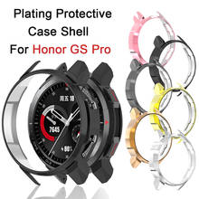 For Huawei Honor Watch GS Pro Plating PC Protector Bumper Frame Watch Cases Protective Shell Smart Watch Accessories 2024 - buy cheap