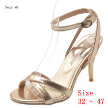 Women Gladiator Sandals High Heels Pumps Summer Shoes Woman High Heel Sandals Small Plus Size 32 33 - 40 41 42 43 44 45 46 47 2024 - buy cheap