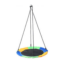 Outdoor 1M 40inch Saucer Rotate Tree Nest Swing 900D 600lbs Flying Giant Rope Round Swing Camping Equipment 2024 - buy cheap