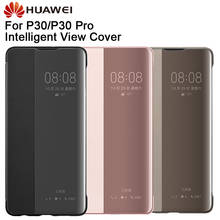 Huawei оригинальный Смарт-вид флип чехол Корпус для Huawei P30 Huawei P30 Pro функция сна защитный чехол 2024 - купить недорого
