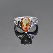 MH water drop Diaspore Zultanite Gemstone solid ring for Women 925 Sterling Silver Created Color Change party gift Fine Jewelry 2024 - buy cheap