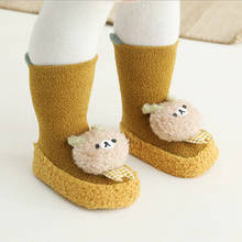 Baby Socks With Rubber Soles Non-slip Floor socks Cotton Toddler Floor shoes Animal pattern First Walker Shoes Anti Slip Sock 2024 - buy cheap
