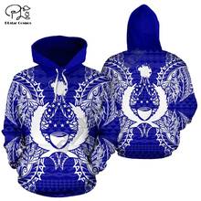 NewFashion Island Country Flag Pohnpei Polynesian Culture Retro Tattoo Tracksuit Men/Women Pullover Harajuku 3DPrint Hoodies A-4 2024 - buy cheap