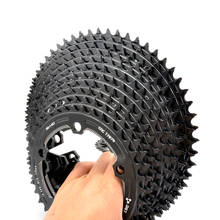 GOLDIX road bike round narrow wide sprockets 110 BCD 50/52/54/56 / 58T chainring road fold bicycle crank tooth plate parts 2024 - buy cheap