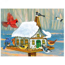 Needlework 5D DIY Diamond Embroidery Birds house Diamond painting Cross Stitch full drill square round rhinestones mosaic kits 2024 - buy cheap