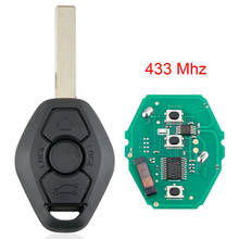 3 Buttons 433MHz  Remote Key with ID7944 ID46 Chip Fit for BMW CAS2 5 series E46 E60 E83 E53 E36 E38 new 2024 - buy cheap