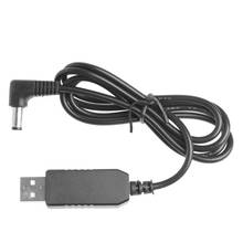USB DC 5V To 12/24V 2,1x5,5mm правый угол штекер шаг вверх адаптер кабель для маршрутизатора 2024 - купить недорого