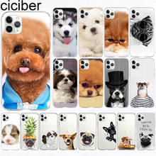 Силиконовый чехол ciciber для iPhone 11, чехол для Iphone XR, 11 Pro, XS Max, 7, X, 8, 6, 6S Plus, SE, 2020, милый чехол с собаками и щенками 2024 - купить недорого