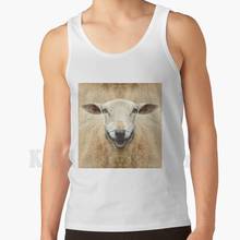 Sheep In A Wolf'S Mask tank tops vest sleeveless Baby Sheep Muzzle Fur Leather Animals Deer Wildlife Zoo Safari 2024 - buy cheap