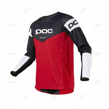 Camiseta de manga larga para ciclismo de montaña, Camiseta de Enduro para descenso, Motocross, Mx, ropa para bicicleta de montaña, POC 2024 - compra barato