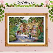 Life in Countryside Counted Cross Stitch 11 14CT Cross Stitch Sets landscape Cross Stitch Kits Embroidery Home Decor Needlework 2024 - buy cheap