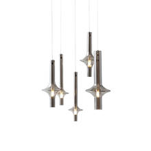 Postmodern minimalist glass chandelier fashion creative dining room bedroom bedside personality bar chandelier 2024 - buy cheap