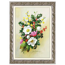 Fresh Flower Hand Embroidery Fishxx Cross Stitch Kit Williams WL13 Anemone Bunch European-style Living Room Decoration 2024 - buy cheap