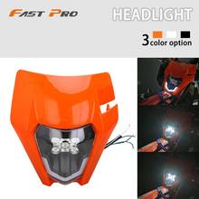 Motorcycle LED Headlight Front Lamp Mask Lighting Headlamp For KTM SXF EXC XCF XCW SMR 125 250 350 450 500 530 Six Day MX Enduro 2024 - buy cheap