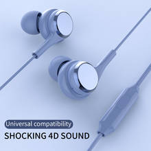 Fone de ouvido estéreo com microfone, entrada de áudio, 3.5mm, para celular, universal, com fio 2024 - compre barato