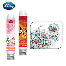 Disney-Mini rompecabezas de tubo de ensayo para niños, juguete de descompresión de dibujos animados, Mickey y Minnie, 150 piezas 2024 - compra barato
