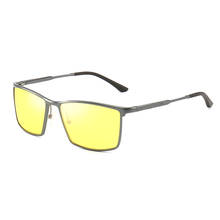 Gafas de sol polarizadas de aluminio y magnesio para hombre, lentes de sol cuadradas para conducir, pescar 2024 - compra barato