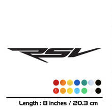 Carenado de ruedas para motocicleta, carenado para equipaje, casco para motocicleta, calcomanías para Aprilia RSV, novedad en ventas de 2 uds. 2024 - compra barato