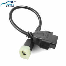 NEW OBD2 Connector for Motorcycle Motobike For K*TM 6Pin to OBD 16Pin Adapter 6 Pin OBD OBD2 Extension cable Free Shipping 2024 - buy cheap