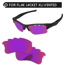 Papaviva Purple Red Mirror Polarized Replacement Lenses For Flak Jacket XLJ Vented Sunglasses Frame 100% UVA & UVB Protection 2024 - buy cheap