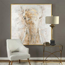100% Handmade Big Animal Elephant Abstract Painting  Modern Art Picture For Living Room Modern Cuadros Canvas Art High Quality 2024 - buy cheap