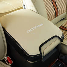 Genuine Leather Front Armrest Case Cover for Toyota Land Cruiser Prado 150 2010 2012 2013 2014 2015 2016 2017 2018 2024 - buy cheap