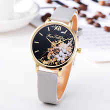 Cheap Women's Watch Casual Fashion Leather Band Wrist Alloy Round Ladies Watches Analog Quartz Hour Female Wrist Watch relogio 2024 - купить недорого