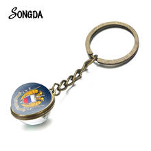 IGN Rainbow Six Wiki Key Chain Convex Glass Ball Vintage Keyring Russia Military Jewelry Phone Pants Paired Chains Men's Gifts 2024 - buy cheap