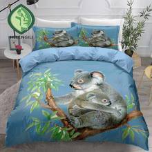 Helengili-conjunto de cama 3d com impressão de coala, edredom e fronha, jogo de cama para casa, tecidos, # class 06 2024 - compre barato
