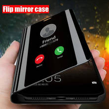Умный зеркальный флип-чехол для телефона huawei Honor 8X P30 P20 Lite mate 20 10 Pro Note 10 P Smart Z Y5 Y6 Y9 Y7 Prime 2019 2024 - купить недорого