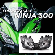 Angel Eye HID Projector Motorcycle Headlight Assembly for Kawasaki Ninja 300 EX300 2013 2014 2015 2016 NINJA300 headlamps Black 2024 - buy cheap