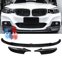 CF Kit Front Lip Carbon Fiber Spoiler For BMW 3GT F34 Front Bumper Lip 2013-2017 M Sport Car Styling 2024 - buy cheap