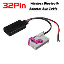 Adaptador Bluetooth inalámbrico de 32 pines para coche, Cable Aux, Kit de receptor de Audio y música para Audi A3, A4, A6, A8, TT, R8, RNS-E 2024 - compra barato