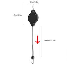 Telescopic Retractable Pulley Basket Chain Plastic Flowerpot Plant Potted Hanging Hook Holder Household Pull Down Flower Planter 2024 - buy cheap