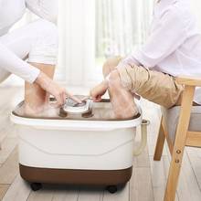 Banheira dupla de massagem para pés, cilindro profundo, temperatura constante, aquecimento, imersão sobre as pernas, arte de lavagem elétrica para os pés 2024 - compre barato