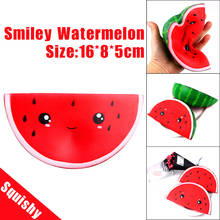 3# Squeeze Soft Squishy Cute Smiley Watermelon Cream Squeeze Toy Slow Rising Decompression Toys Fidget Toy For Children 2024 - buy cheap