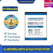 Batería de 4100mAh GK40 SNN5976A MOT1609BAT M0T1609BAT para MOTOROLA MOTO G4 PLAY XT1607 XT1609 XT1600,XT1670,XT1672,XT1700,XT1750 2024 - compra barato