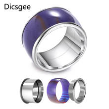 Floya Stainless Steel Rings Wedding Band Women Resin Layers Interchangeable Ring Accessorries inner Ring Femme 2024 - buy cheap