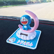 Doraemon Figure Model Cartoon Jingle Cat Figure Car Decoration Doraemon Solar Shaking Head Car Doll Childrens Toys Birthday Gift 2024 - buy cheap