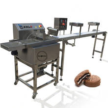 30KG/60KG Chocolate Coating Machine Chocolate Covering Spreading Enrobing Maker Machine for Biscuit Wafer Cookies 2024 - buy cheap