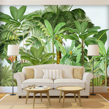 Milofi professional custom large wallpaper mural bedroom living room background wall tropical rain forest 2024 - buy cheap