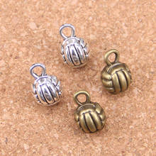 8pcs Charms 3d volleyball 10mm Antique Pendants,Vintage Tibetan Silver Jewelry,DIY for bracelet necklace 2024 - buy cheap