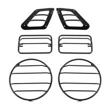 6Pcs/set Car Front Light Turn Lamp Eyebrow Lamp Cover Trim Moldings For Jeep Wrangler TJ 1997-2006 Exterior Car Styling 2024 - buy cheap